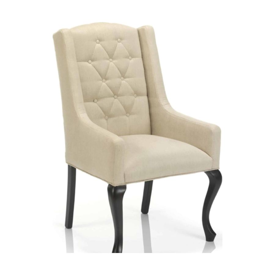 Fauteuil Hugo Queen Anne van Prades